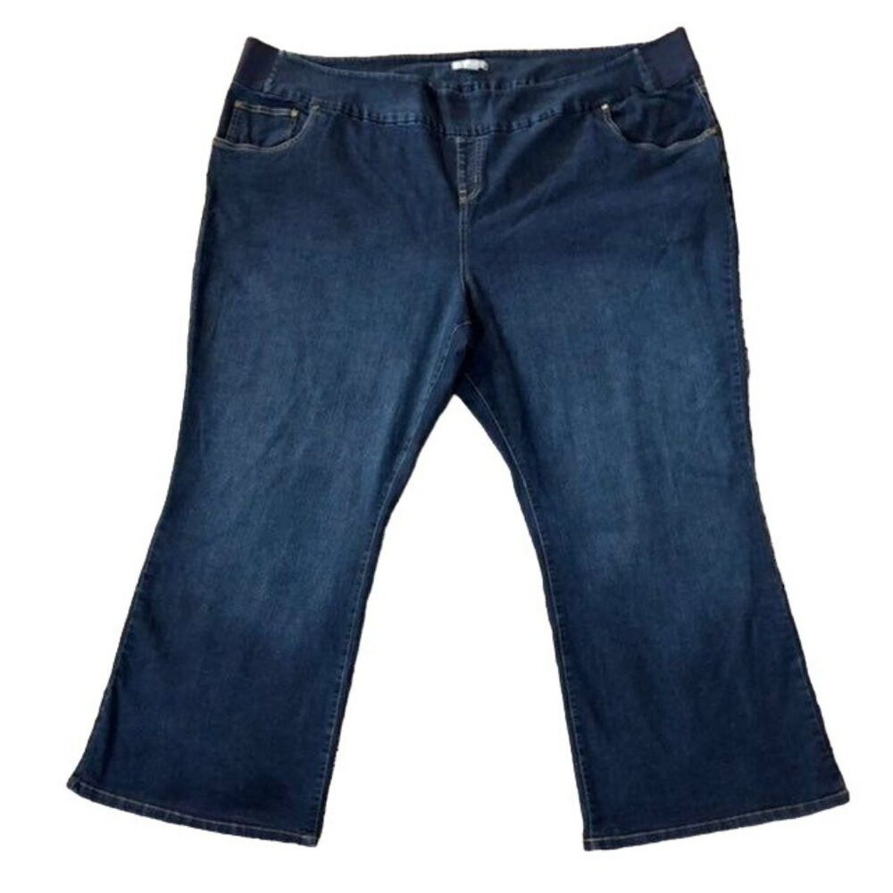 Woman Within Pull-On Jeans Womens 38W Used
